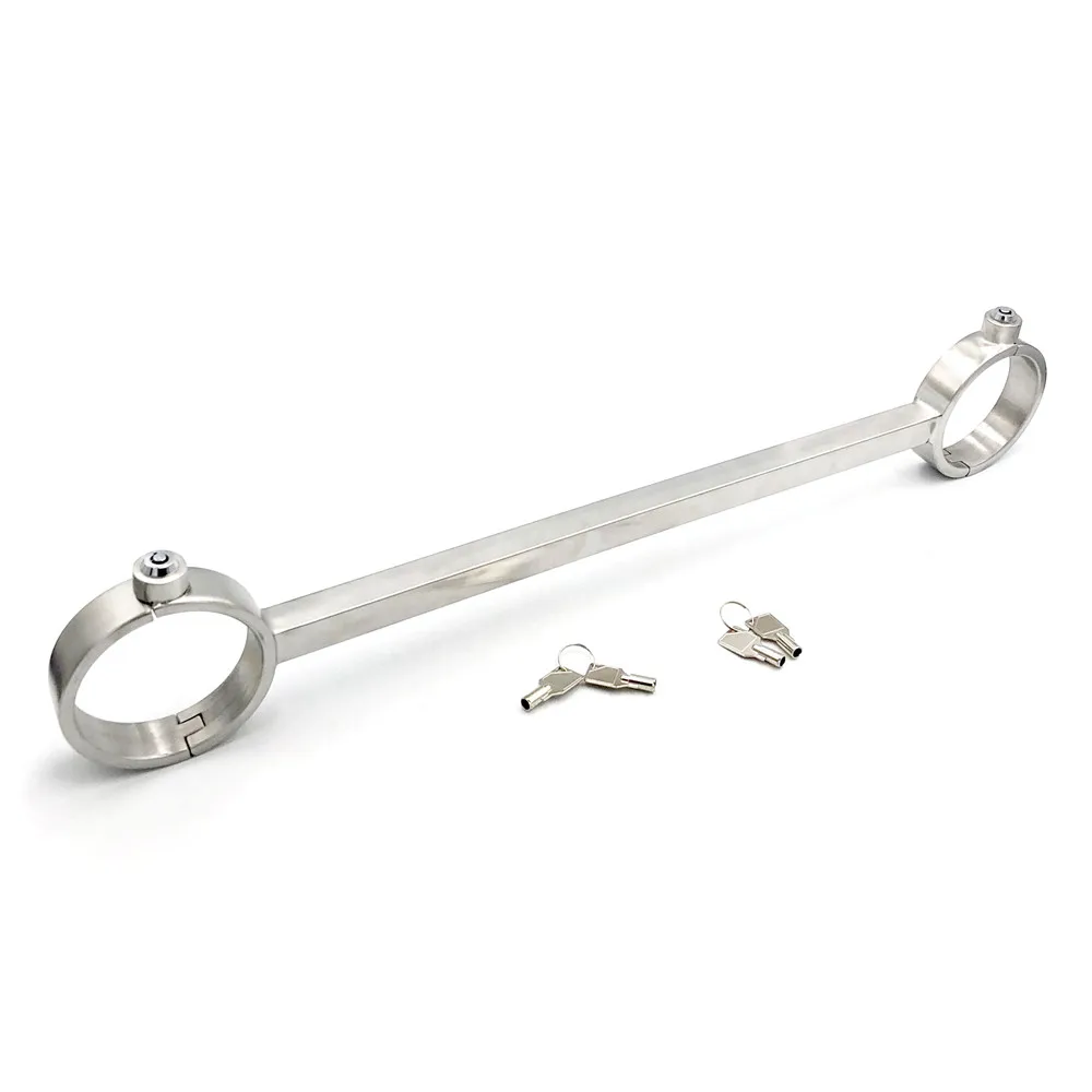 Нажимные фиксаторы для лодыжек БДСМ-игрушки взрослых шлем-бандаж из нержавеющей