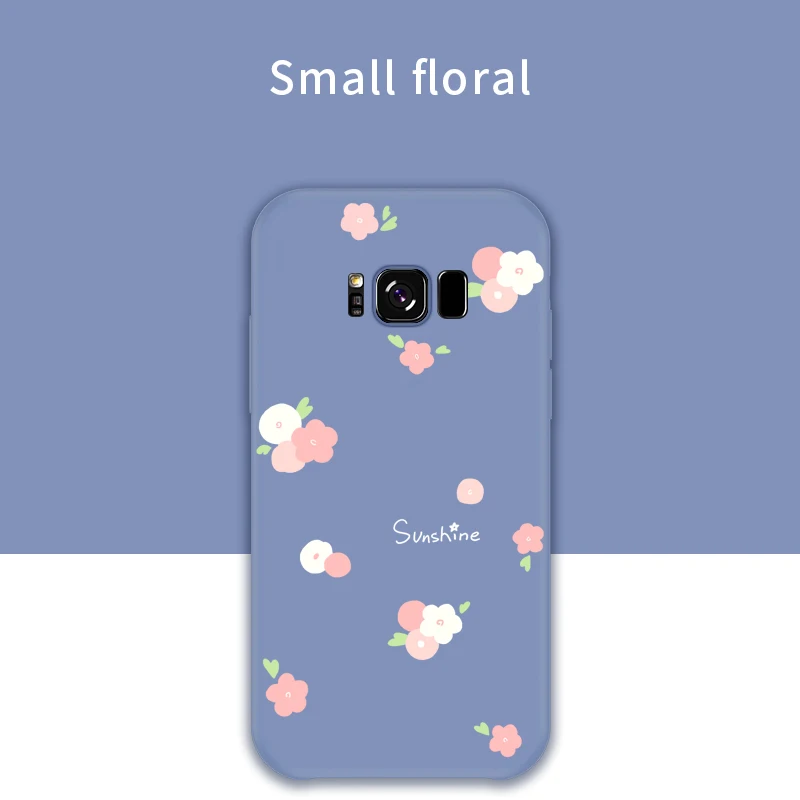 Small Floral Силиконовый чехол ASINA с милыми цветами для samsung Galaxy S8 S9 S10 Plus, чехол-бампер с фруктами для samsung Galaxy S10 S9 Plus, чехол - Цвет: Small Floral