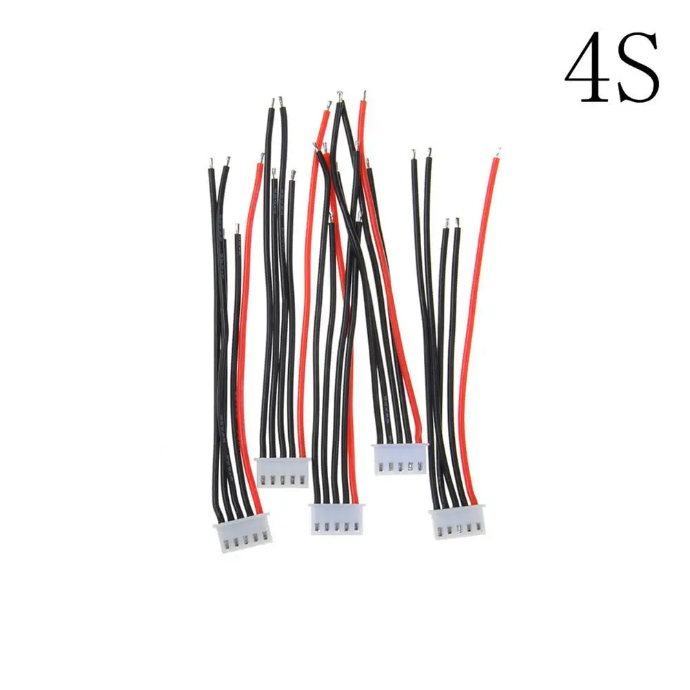 4S 5 шт. JST XH 2s 3s 4S 5s 6s батарея баланс зарядное устройство Plug Line/провод/соединительный кабель - Цвет: 4S