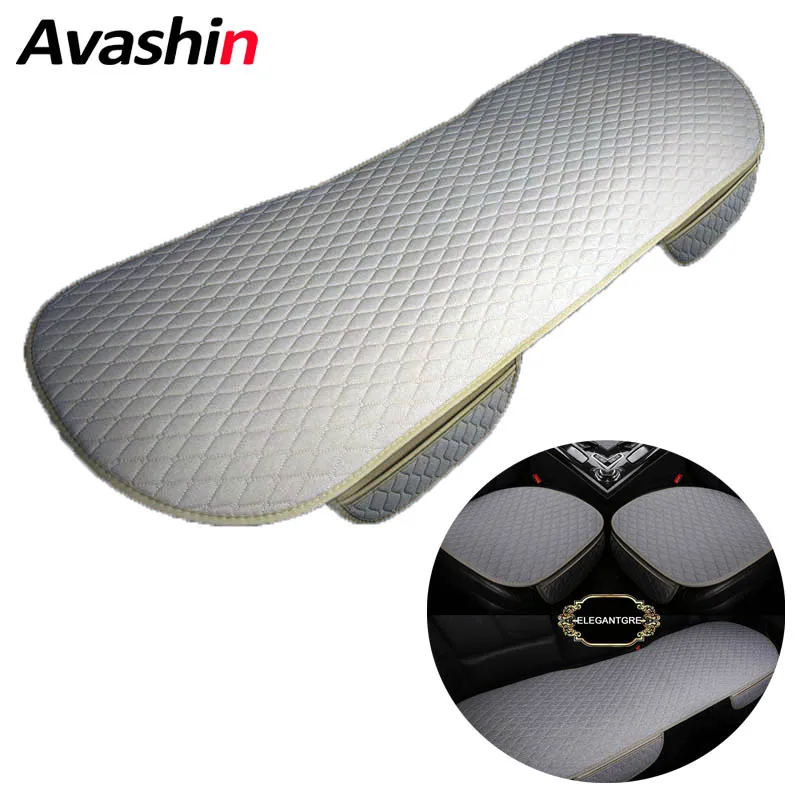 

Four Seasons Flax Car Seat Linen Front Rear Fabric Cushion Breathable Protector Mat Pad Auto Accessories Universal Size Accessor