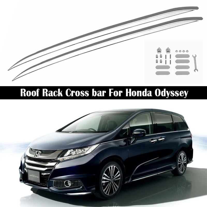Багажник на крышу из алюминиевого сплава для Honda Odyssey Mvp RB3 RB4 2015 2021 рельсы багажных