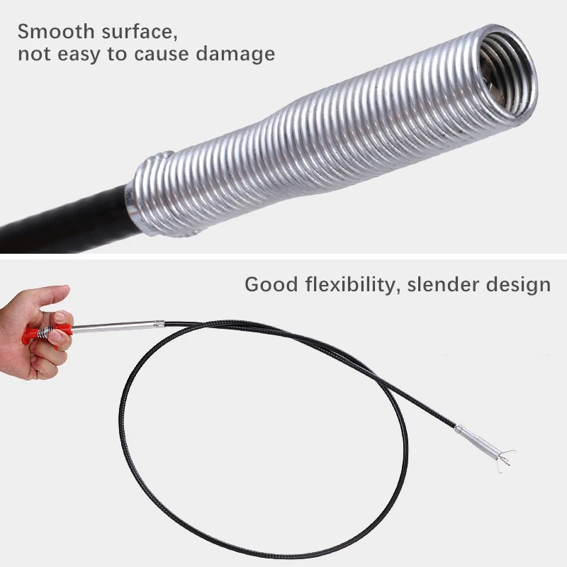 Пружинные трубы инструменты для копания сливной змеи очиститель палочки
