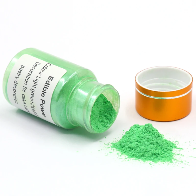 Съедобный пищевой краситель светильник зеленая пищевая пудра для украшения