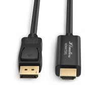4k displayport dp to hdmi hdtv cable 5m 15ft 1080p displayport male to hdmi male for hp dell lenovo asus pc laptop monitors