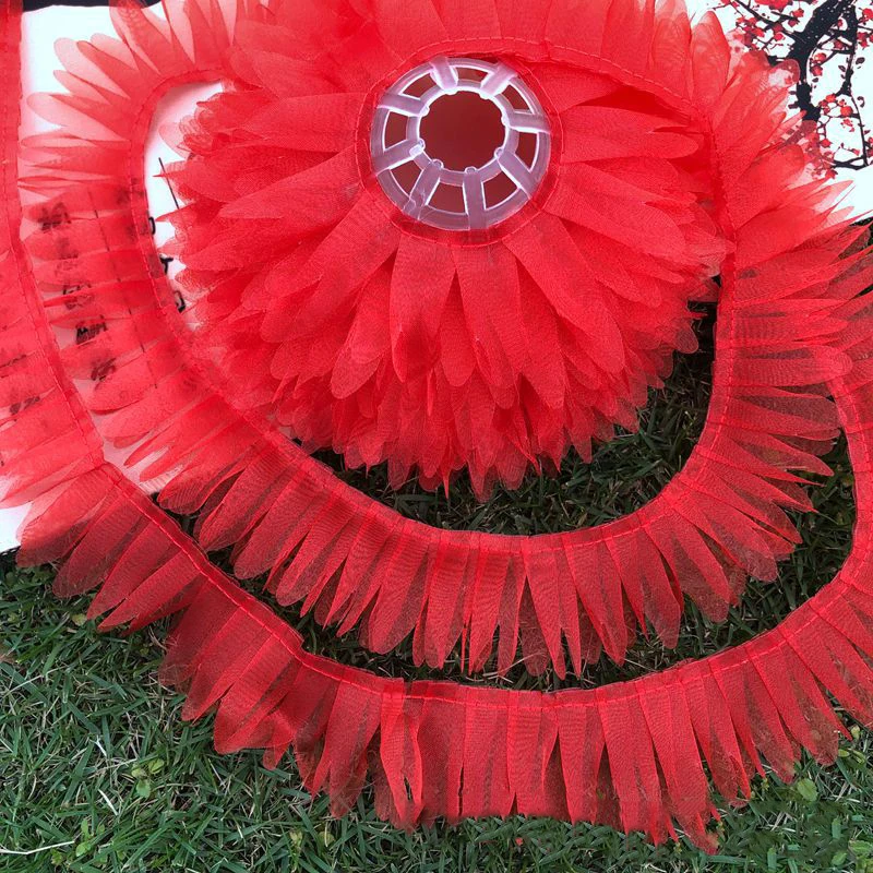 5 метров 35 мм Марля морщин кружева отделка органза лента Diy Одежда шторы материалы