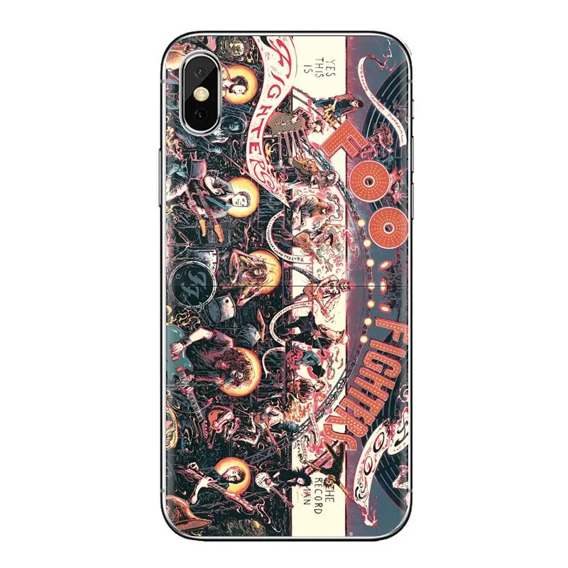 Foo Fighters USA classic rock band For Samsung Galaxy A3 A5 A7 A9 A8 Star A6 Plus 2018 2015 2016 2017 TPU Transparent Shell Case |