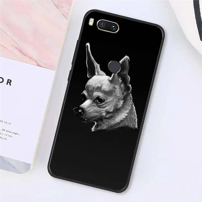 

Black lines aesthetics animal pattern Phone Case For Xiaomi Redmi note 7 8 9 t k30 max3 9 s 10 pro lite funda coque