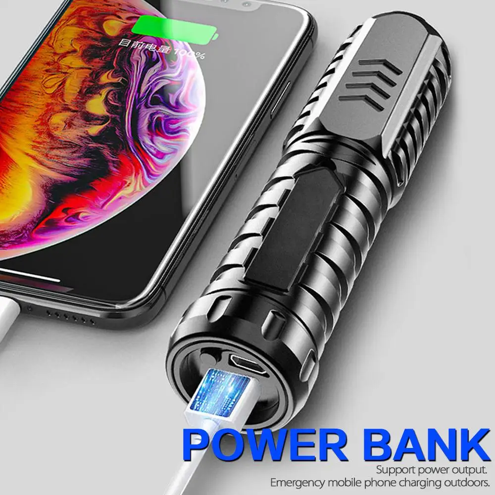 구매 35000LM LED 손전등 USB 충전식 손전등 휴대용 내장 배터리 토치 방수 토치 장거리 손전등 저렴한 35000LM LED 손전등 USB 충전식 손전등 휴대용 내장 배터리 토치 방수 토치 장거리 손전등