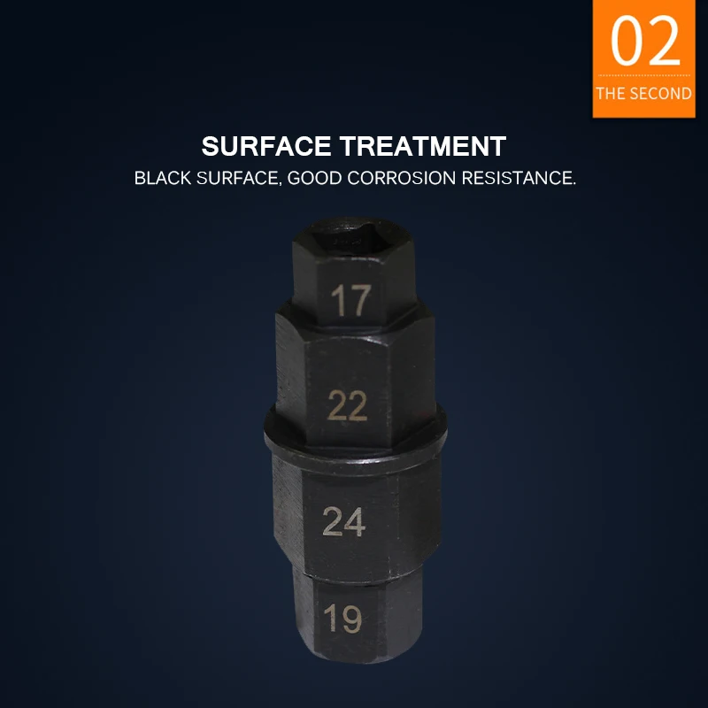 Мост переднего и заднего колеса для мотоцикла Шестигранник 17 19 22 24 мм ось