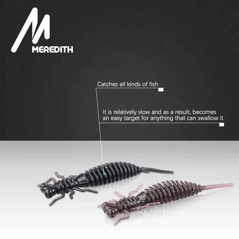 Фото Рыболовная приманка MEREDITH, 8 шт./лот, 62 мм, 1,7 г №4