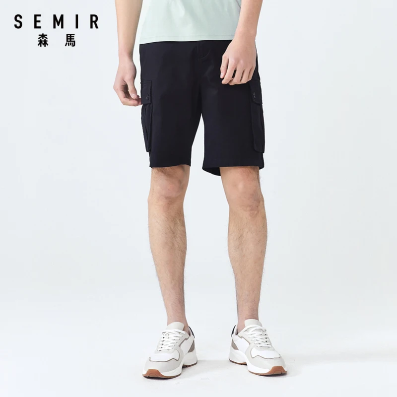 

Мужские удобные шорты Semir, модные хлопковые шорты для мальчиков, Летние повседневные трендовые студенческие штаны, 2020