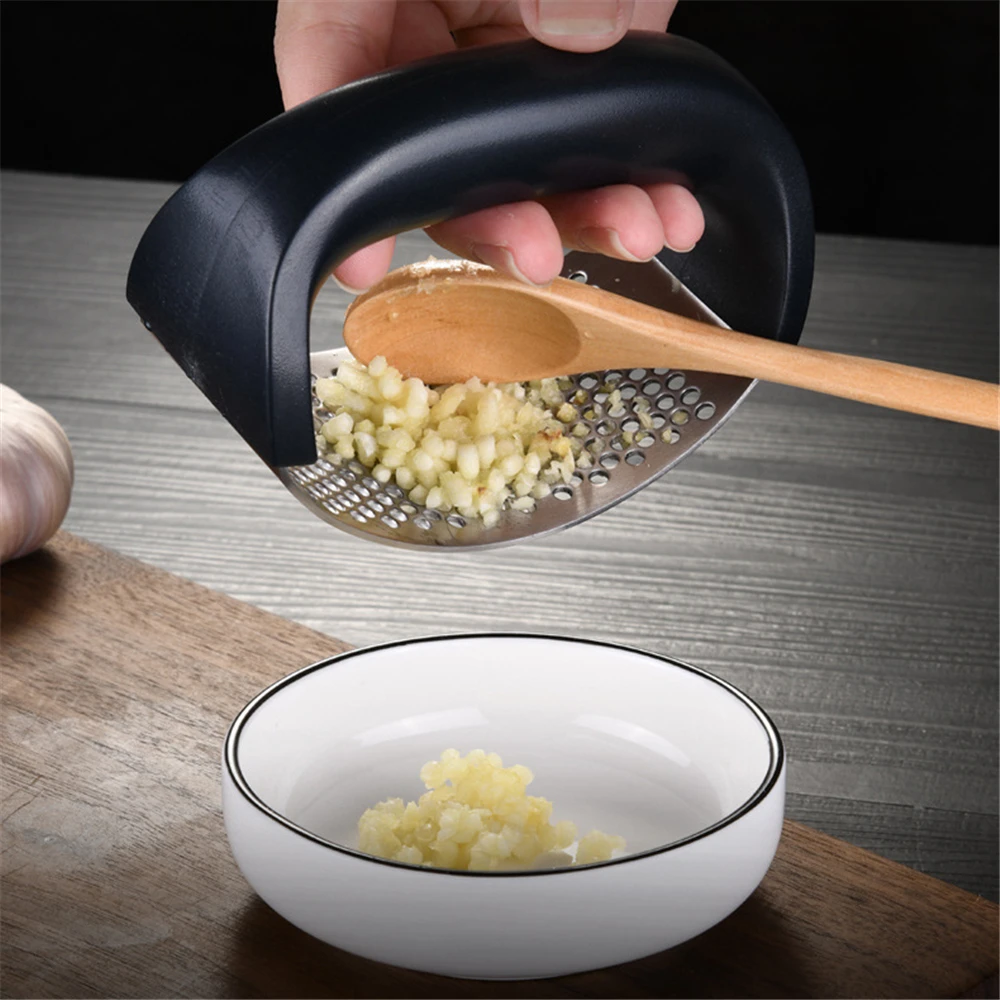 Портативный пресс для чеснока из нержавеющей стали терка нож измельчения