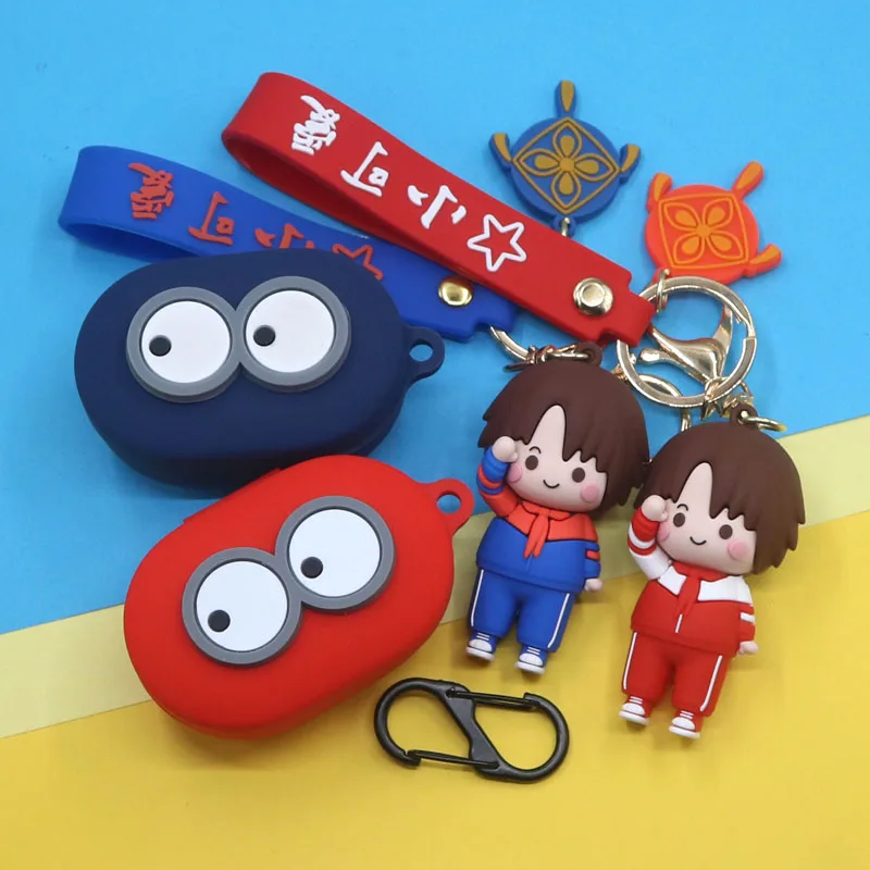 

DIY милый чехол для наушников с кольцом для ключей для Xiaomi MI Redmi AirDots 3 чехол для наушников TWS Bluetooth наушники коробка для беспроводной зарядки