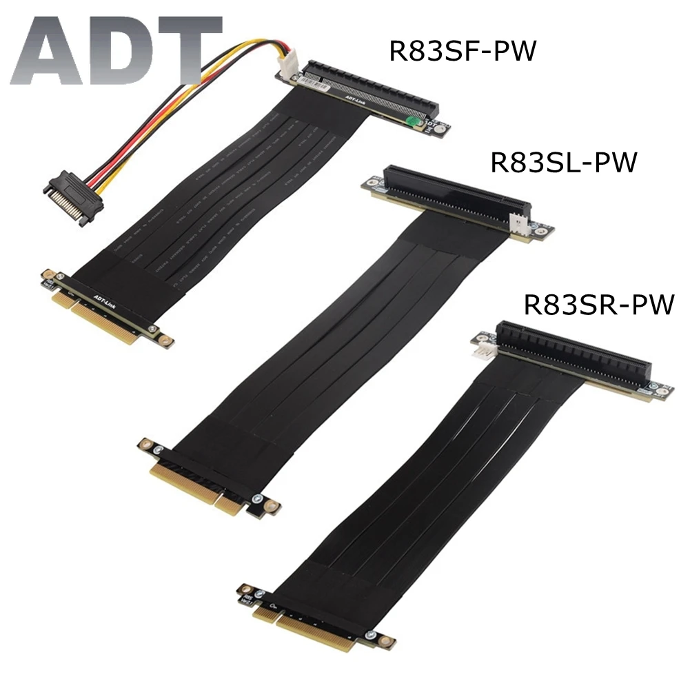 

PCIE X8 to X16 Mining Extension Cable PCI-e 8x 16x Adapter Riser x99 Server RTX 3060 3090 3070 Multi-Card ETH Miner Ethereum