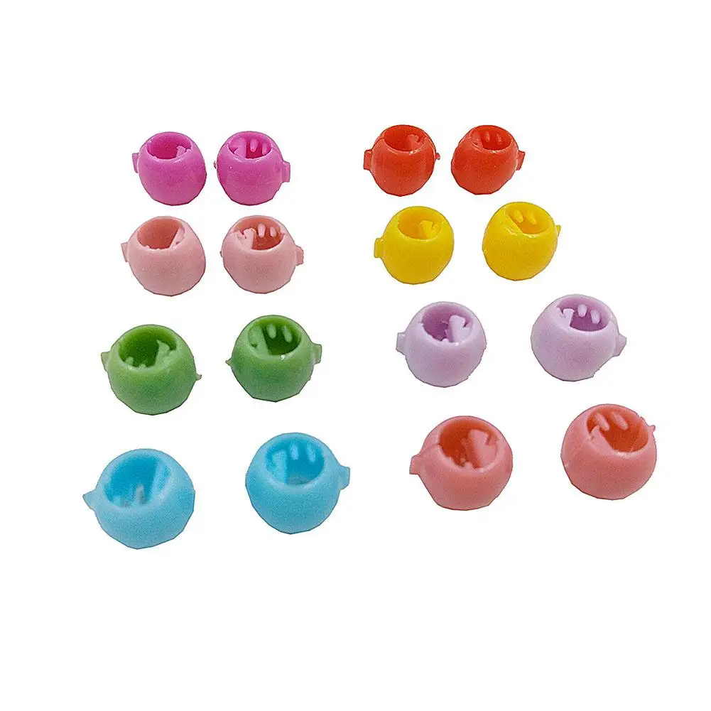 DishyKooker 100pcs/set Lovely Bean Shaped Mixed Color Mini Hair Clip Hairpin Accessories for Adult Children | Детская одежда и
