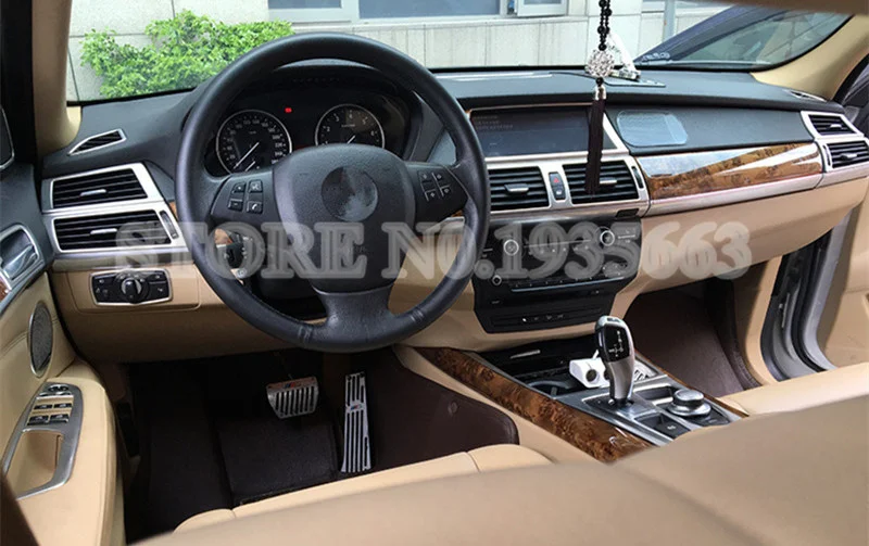 Для BMW X5 X6 E70 E71 внутренняя центральная консоль коробка передач Панель обшивка 2008