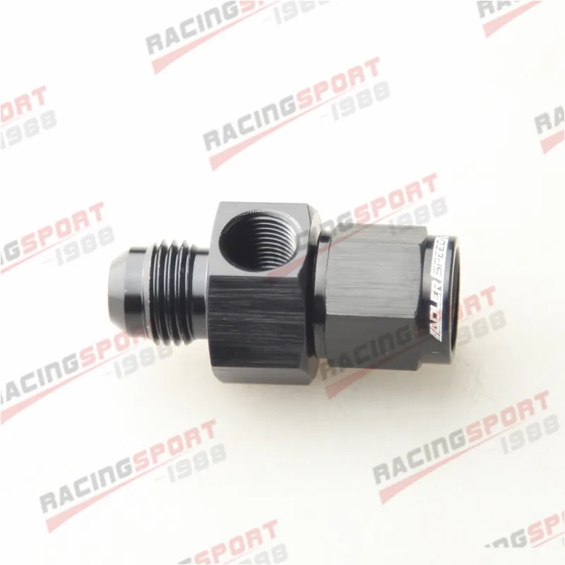 6AN AN6 male to -6 AN female с 1/8 &quotNPT gauge port adapter fuel black | Автомобили и мотоциклы