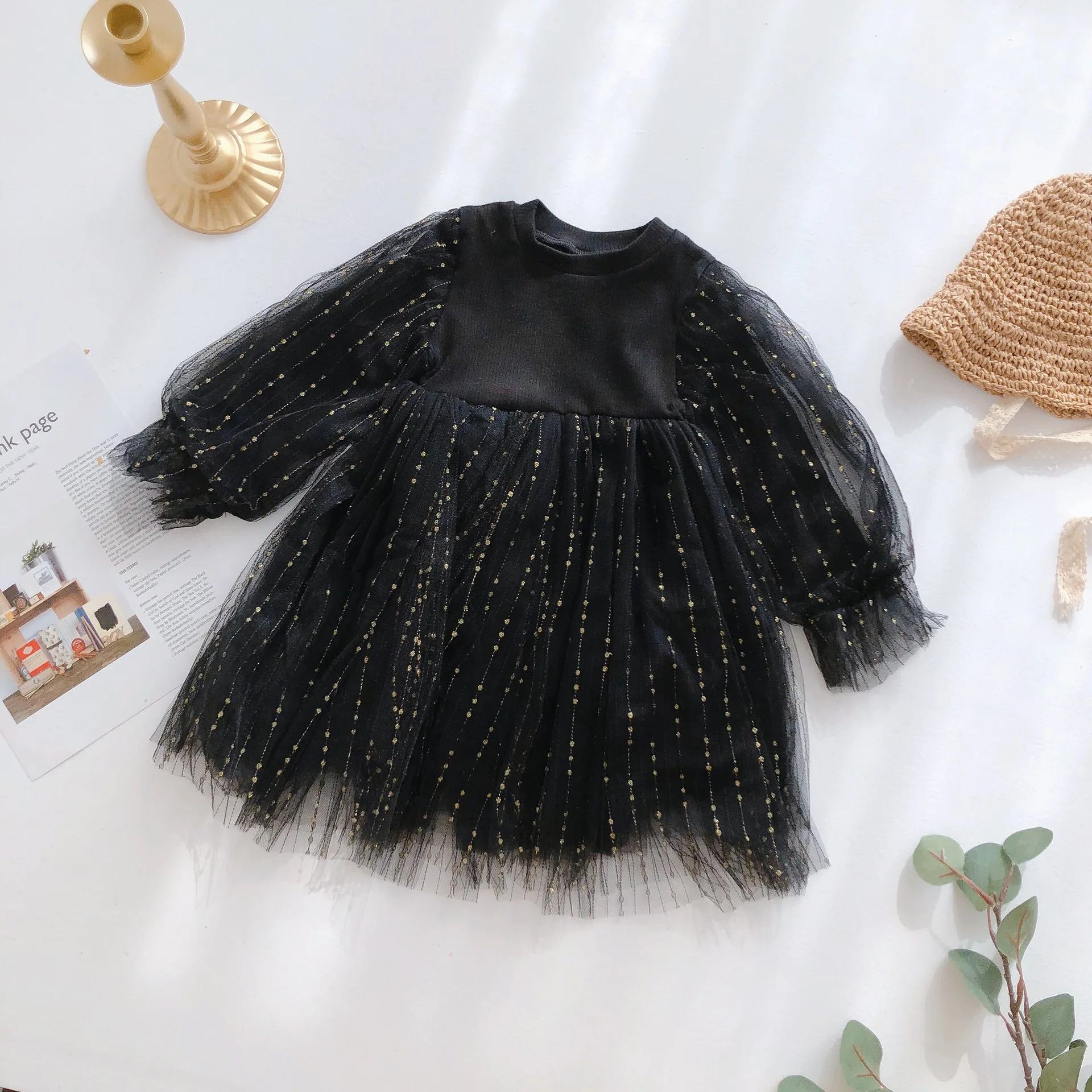 Новое поступление весеннее хлопковое кружевное универсальное платье принцессы