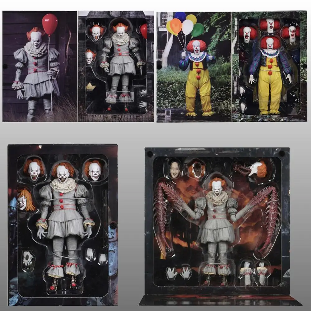 7 дюймов 18 см 4 типа Оригинал NECA Pennywise Joker Stephen King's It Ultimate фигурка игрушка кукла