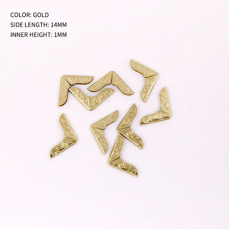 Eastshape 8 шт металлические уголки для книг Скрапбукинг Фотоальбомы меню Угловые