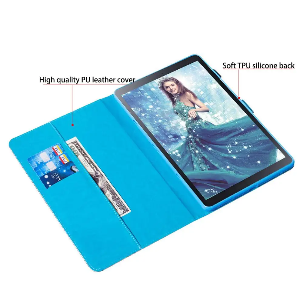 Для Samsung Galaxy Tab A 10 5 2018 SM-T590 T595 T597 Чехол Мягкий ТПУ задняя смарт-крышка для дюймов |