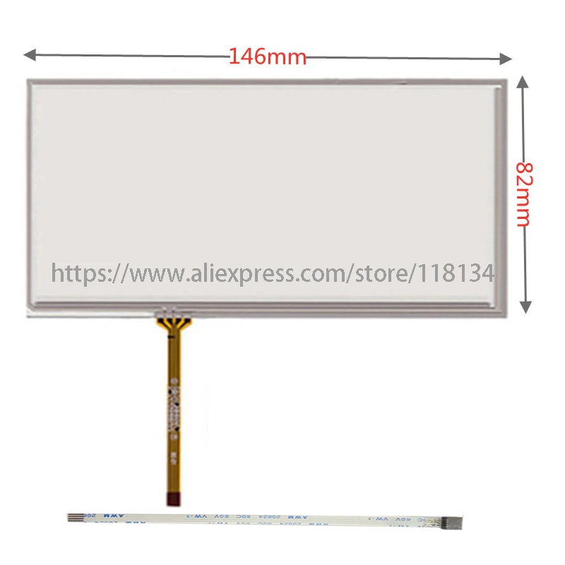 Новинка для Pioneer AVH-X1500DVD/x2550BT/X1600DVD совместимый 7-дюймовый 4-линейный сопротивление