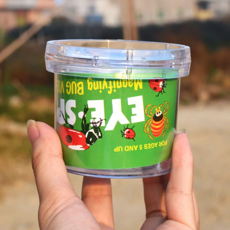 Ящик для наблюдения насекомых увеличение чашка игрушки детский сад элементарный