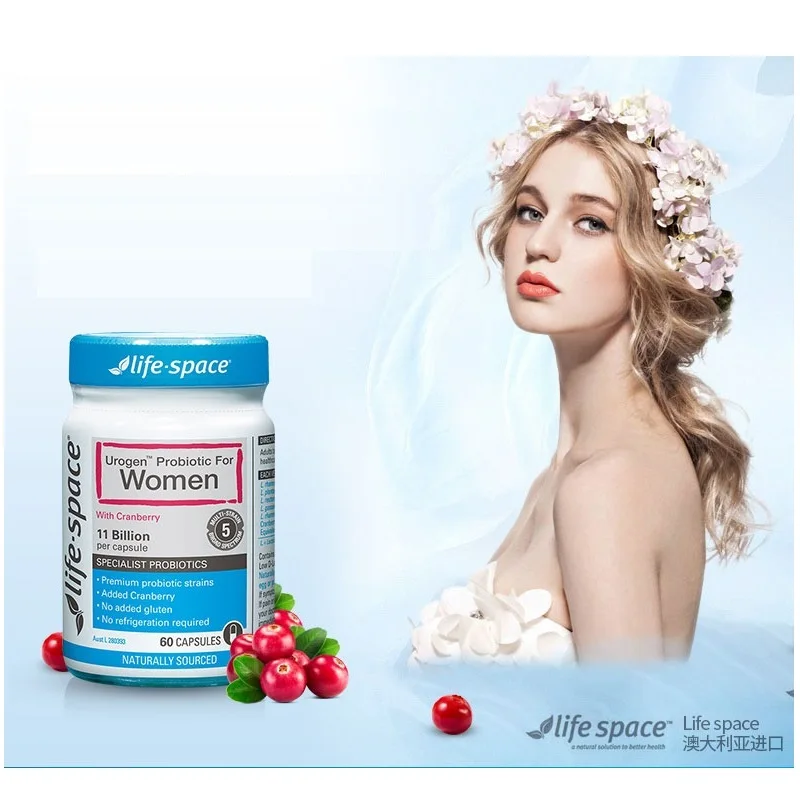 

Australia Life Space Urogen Probiotic for Women Support Urinary tract health Reduce Recurrent Cystitis Healthy Vaginal Flora