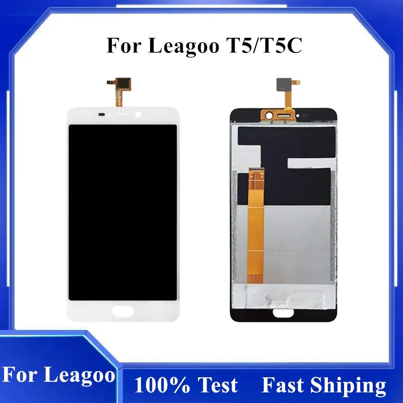 

5.5" For Leagoo T5 LCD Display Touch Screen Digitizer Assembly Replacement For Leagoo T 5 T5C LCD Display And Free Repair Tools