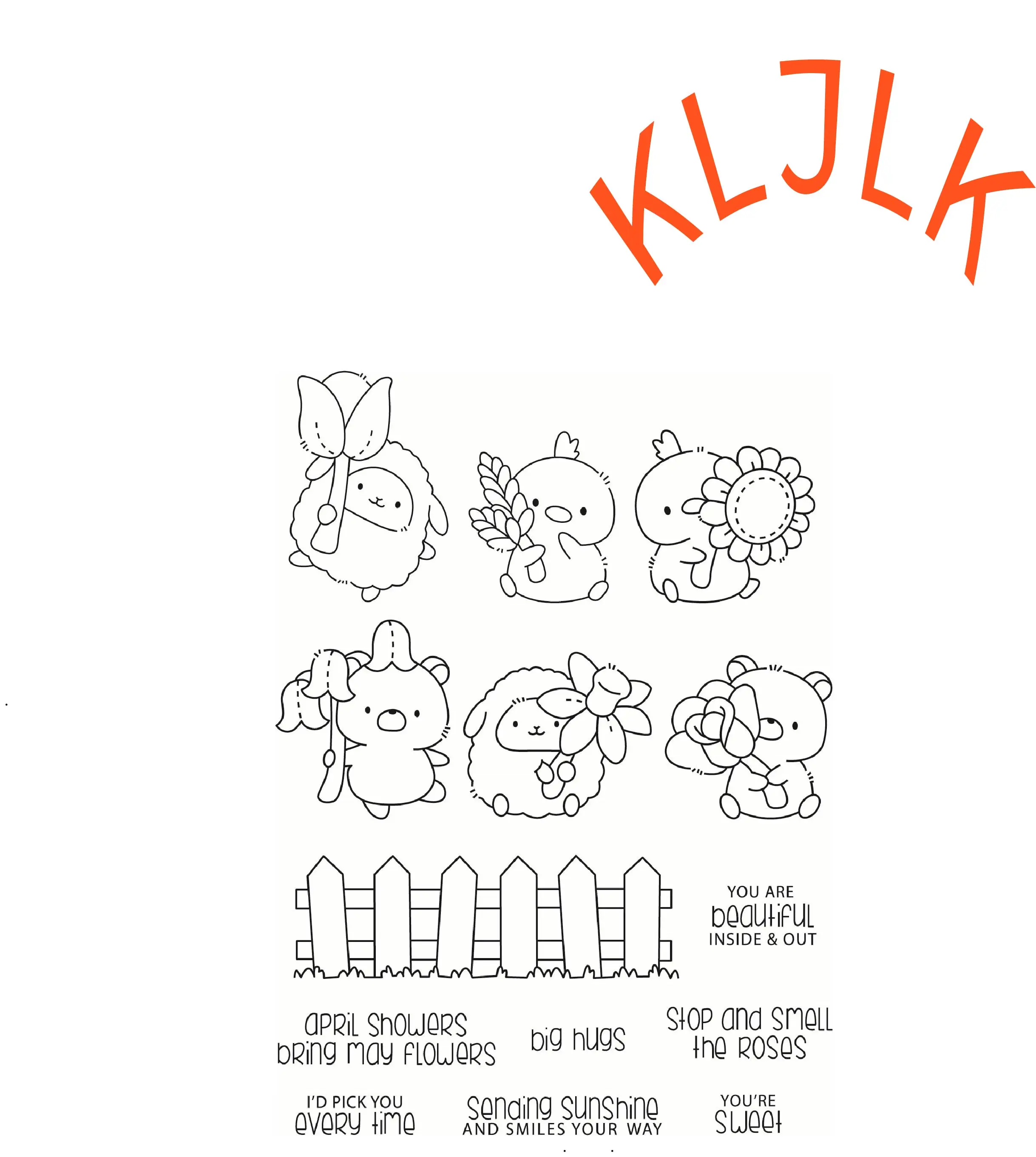 2020 Новый ягненок птица медведь прозрачный силиконовый штамп/печать для DIY