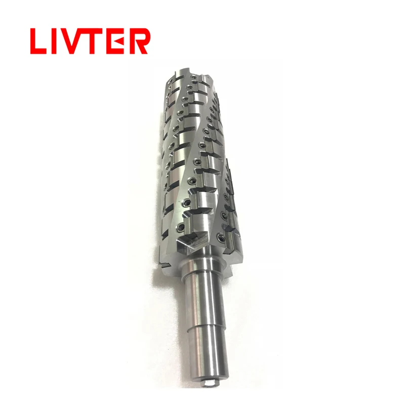 carbide spiral cutter head with jointer cutter head for customization for thickness and jointer machine