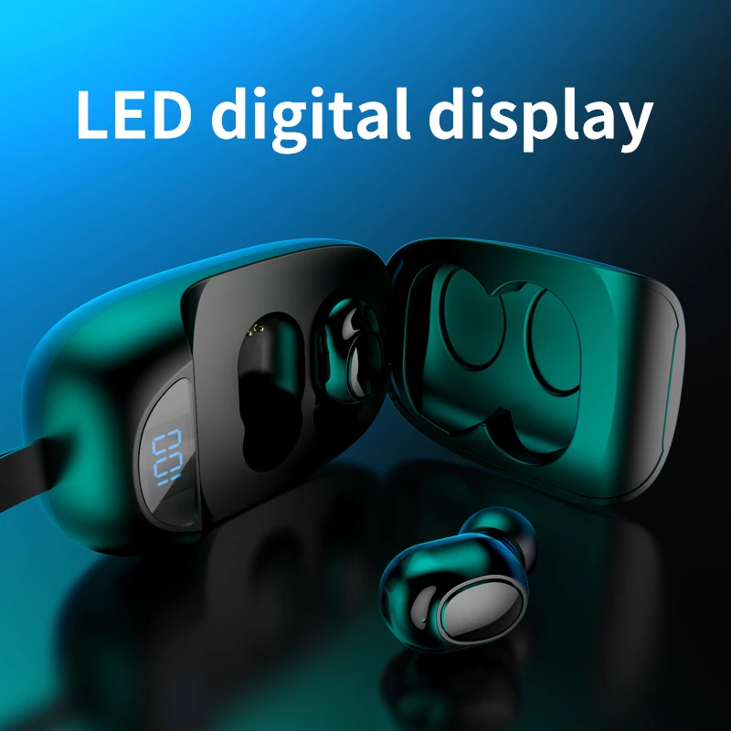 

Bluetooth Earphones JS25 tws Earphone Bass Headset Hifi Stereo Headset Earbud Wireless Headphone for Phone