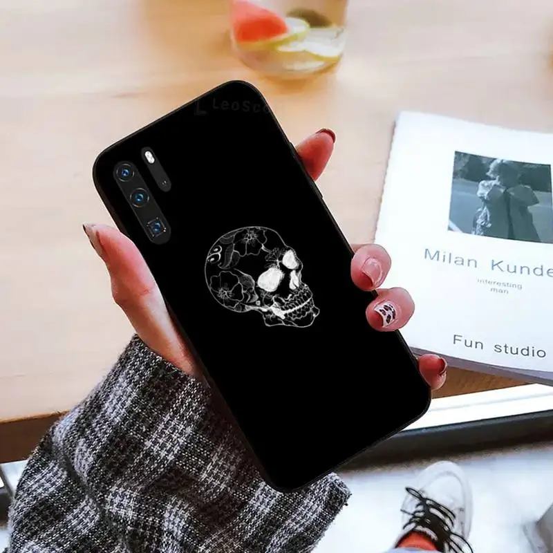 

Funny Skeleton Skeleton Phone Case For Huawei honor Mate P 9 10 20 30 40 Pro 10i 7 8 a x Lite nova 5t