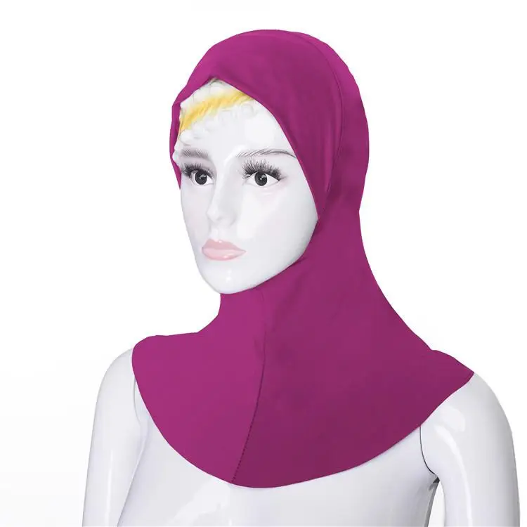 Для женщин Musim хиджаб полное покрытие Ninja underscarf внутренняя Шея Грудь плоский