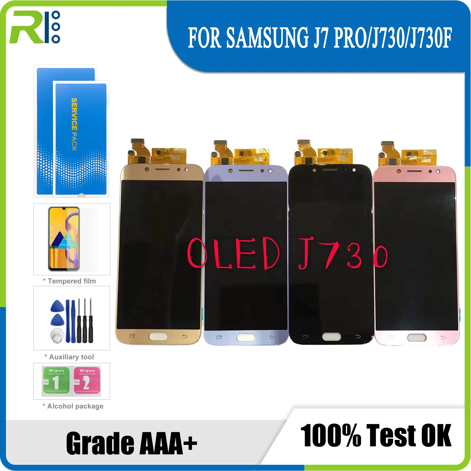 

Оригинальный ЖК-дисплей AMOLED для SAMSUNG Galaxy J7 Pro, сенсорный ЖК-экран J730 J730F для SAMSUNG J7 Pro