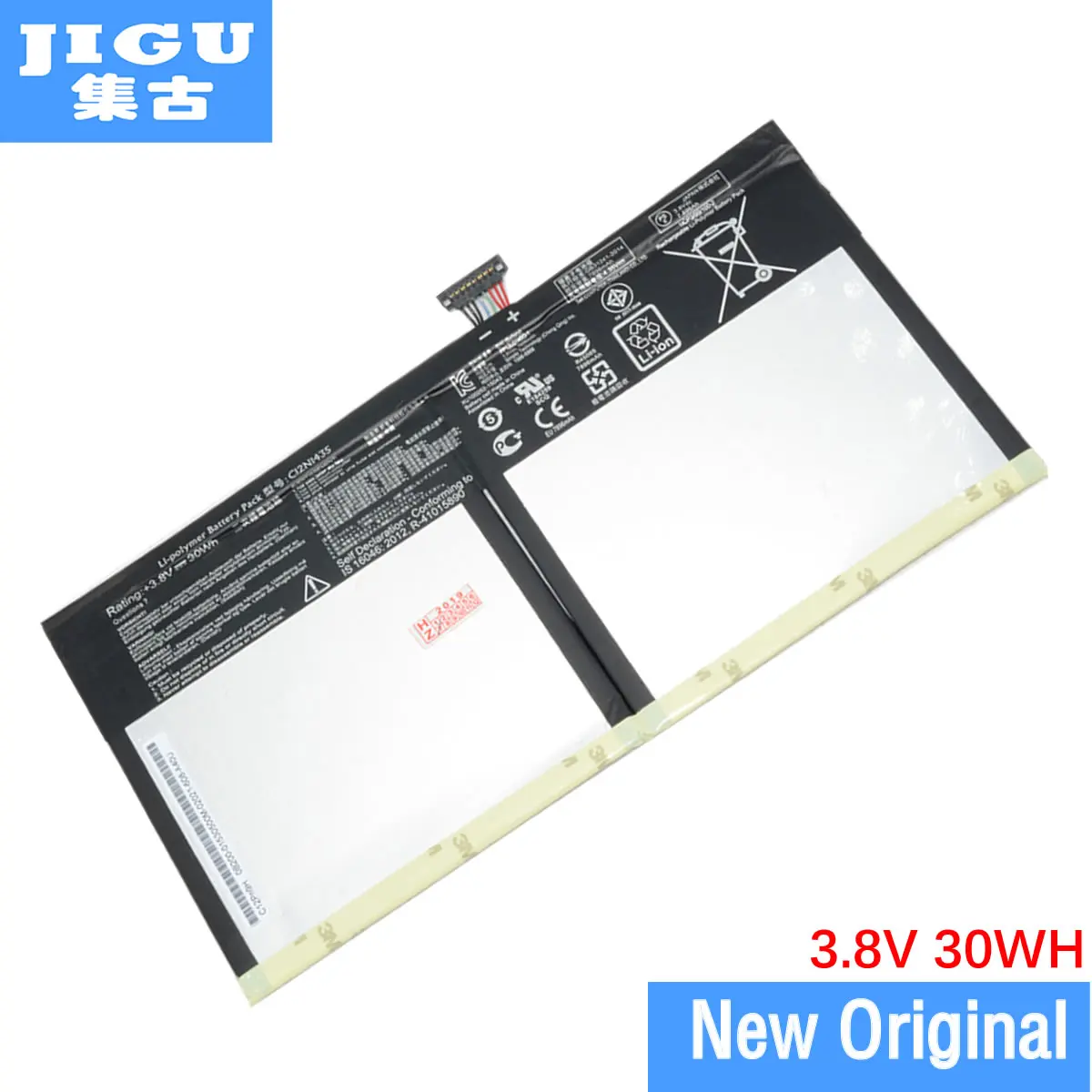

JIGU 3.8V 30WH C12N1435 Original Laptop Battery For ASUS T100HA T100HA-FU006T For Transformer Book T100HA