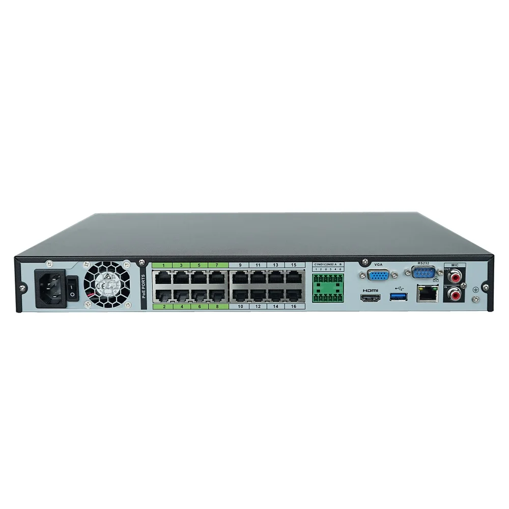 

Dahua original 16/32Channel 1U 16PoE 4K&H.265 Pro Network Video Recorder NVR5216-16P-4KS2E NVR5232-16P-4KS2E