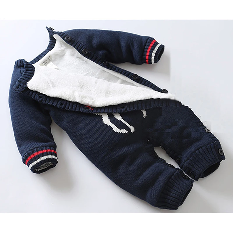 

Christmas Deer Infant Newborn Baby Boys Girls Rompers And Hat Clothes Winter Baby Toddler Boys Girls Brushed Thicken Jumpsuits
