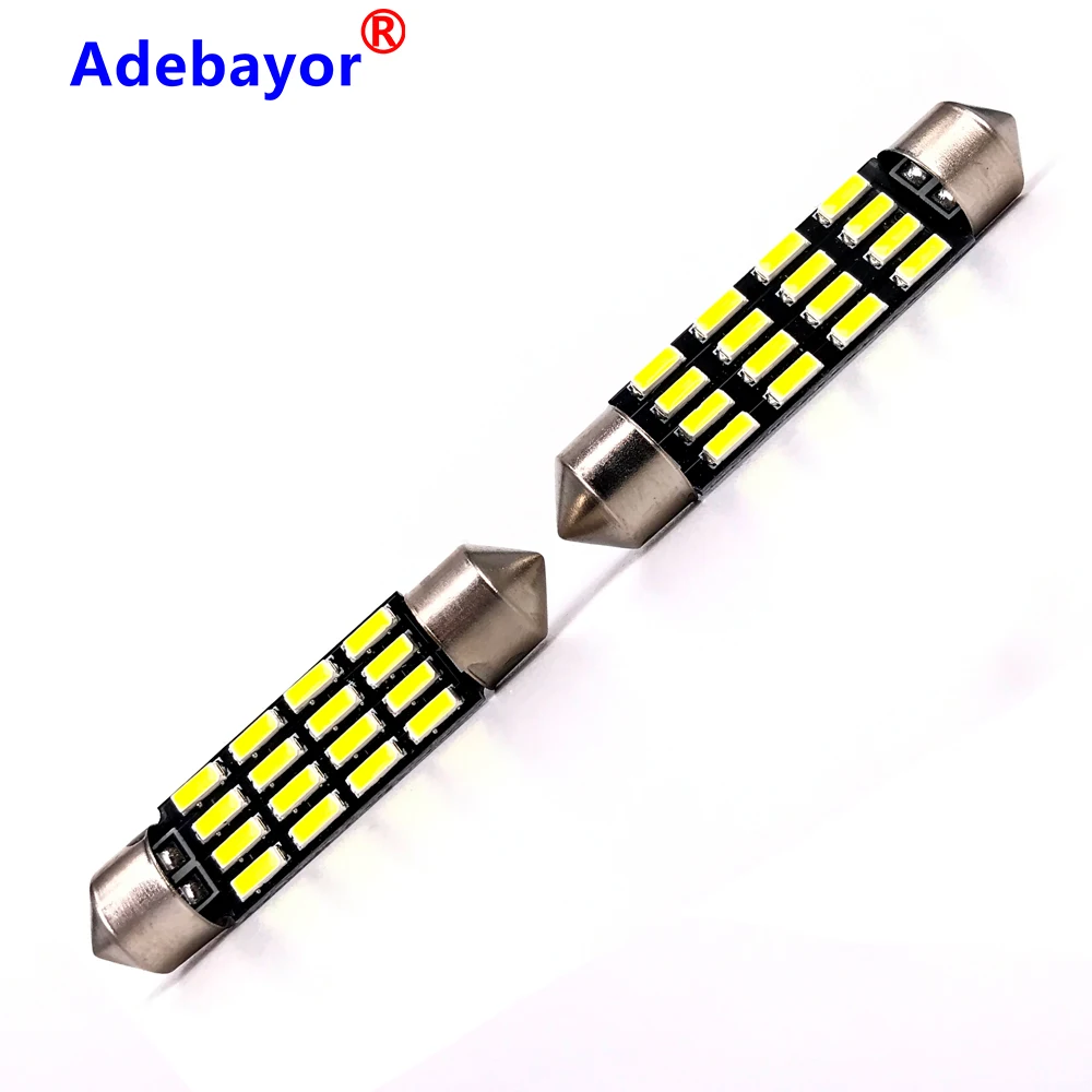 Оптовая продажа 100 шт. 31 мм 36 39 41 гирлянда 4014 16 SMD C5W светодиодные светодиодов