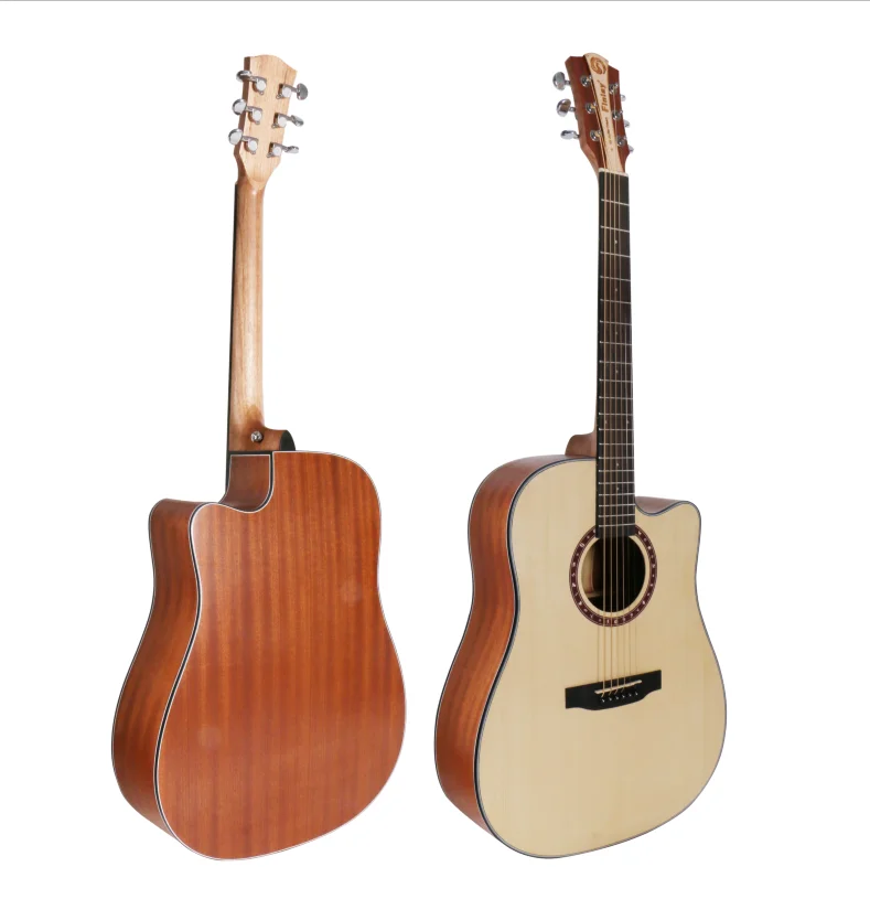 Отделка акустическая гитра 41 &quotАкустическая Гитары в разрезе ель Топ/твердое