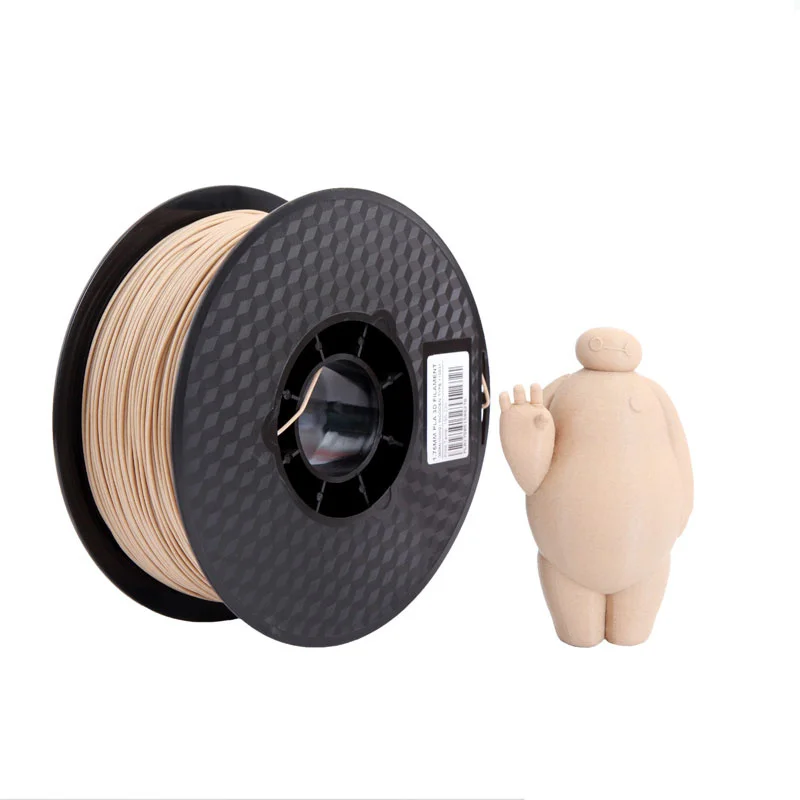 Нить для 3D принтера PLA 1 75 мм светлая древесина цветной материал 3d печати pla темная
