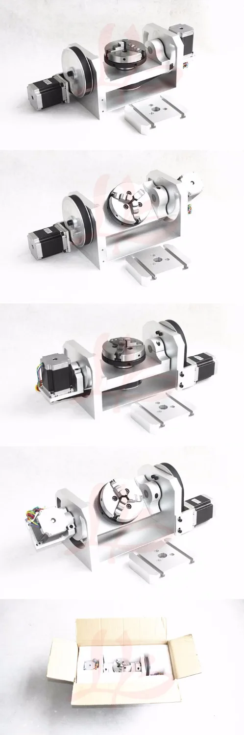 CNC 4th Axis 5th Axis роторная ось с зажимом для фрезерного станка с ЧПУ