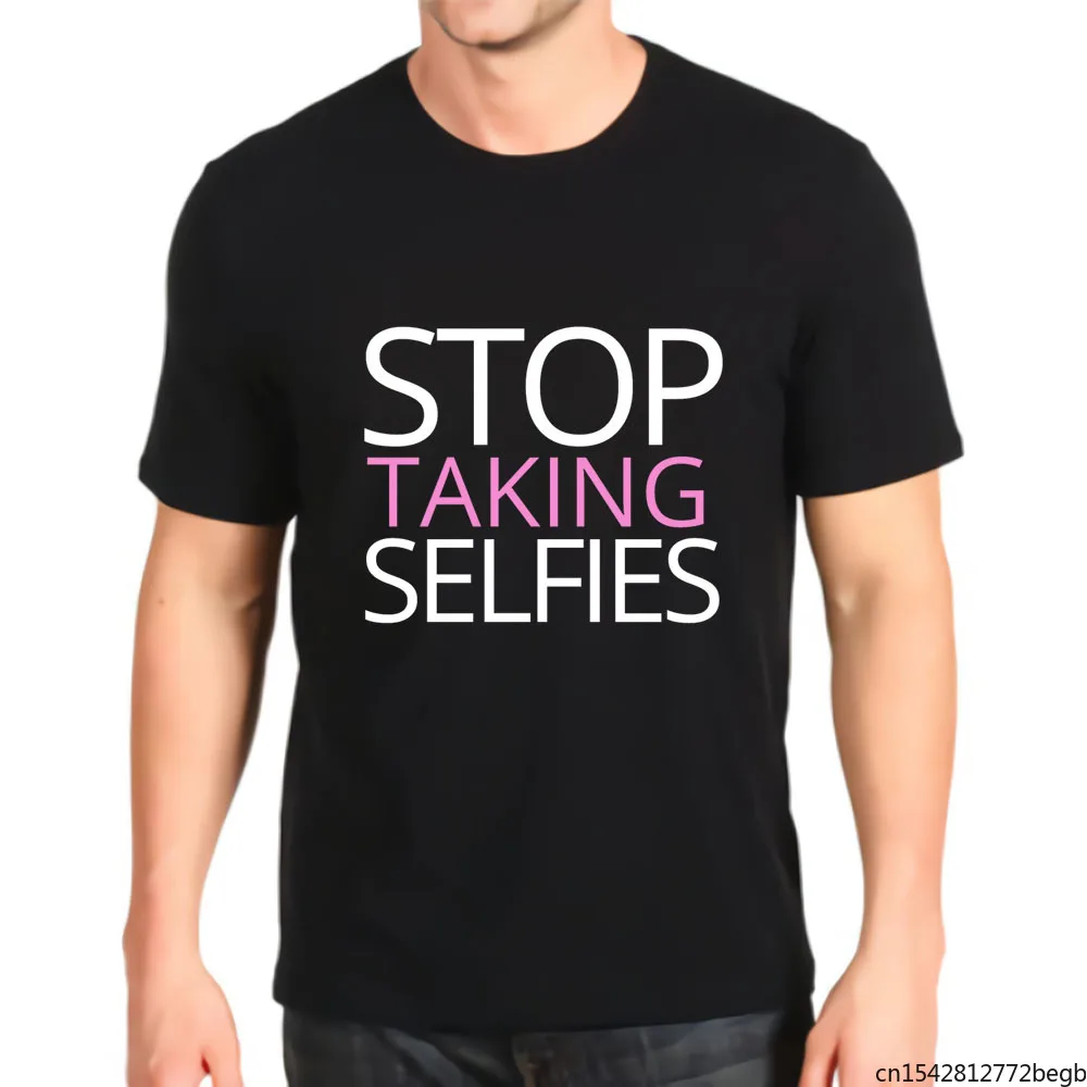 

Stop Taking Selfies Graphic Men's T Shirt
