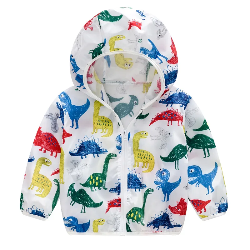 BBD New Children Jacket Boysgirls Summer Hooded Long Sleeved Thin Sun Protection Coat Tops Infants 2-7year Costume Kids Clothes | Детская