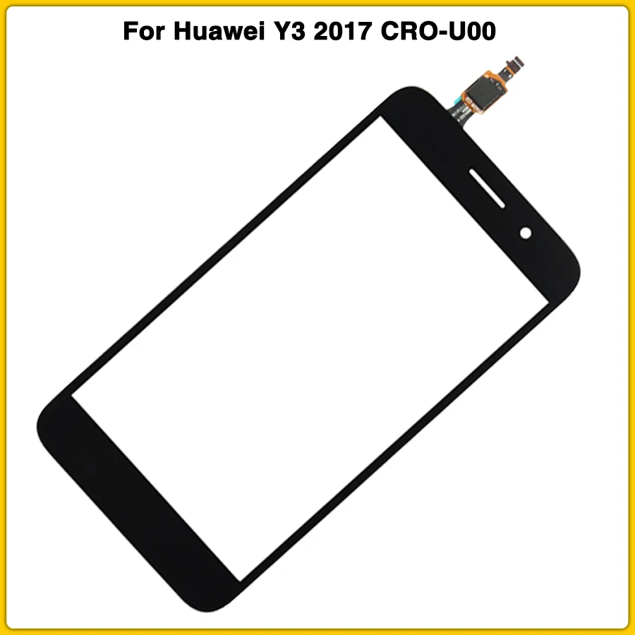 Сенсорный экран для huawei Y3 CRO-U00 CRO-L02 CRO-L22 сенсорный экран Панель с цифровым преобразователем Стекло объектив внешнее стекло внешнее Стекло