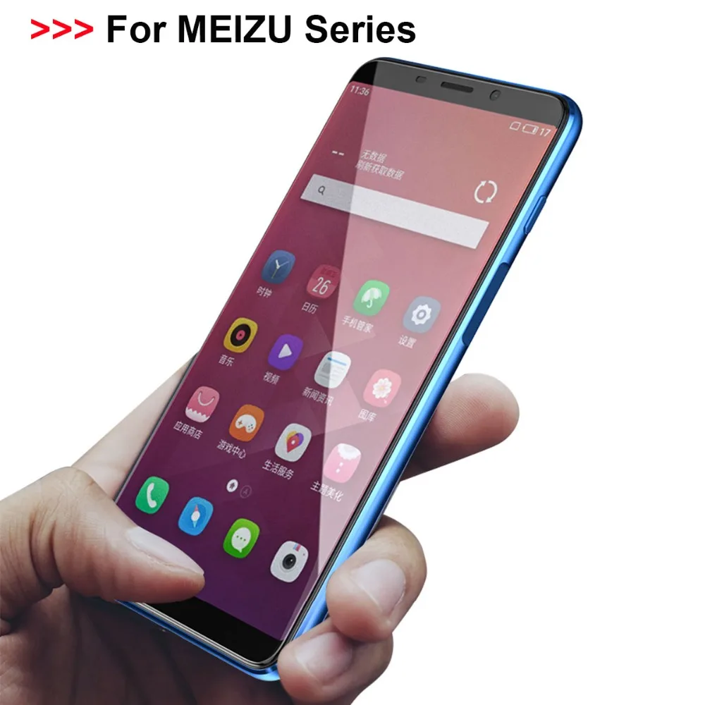 9H 2.5D стекло для MEIZU 15 plus M8 M5C M8C MX8 MV8 Note8 закаленное lite M3 Note X8 Защитная пленка экрана |