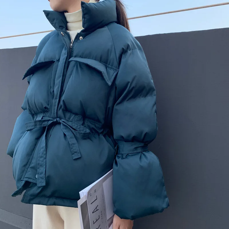 Winter Clothes Women Korean Style New Warm Padded Puffer Jacket Coat Casual Beige Women's Parkas Black Ropa Mujer Invierno 2020