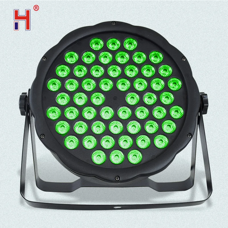 Светодиодный плоский Par Светильник 54X3Watt Rgb 3In1 СВЕТОДИОДНЫЙ Мини диско Lyre для
