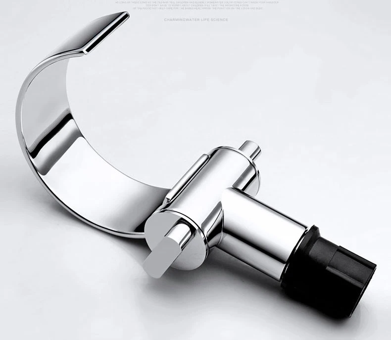 Single Hole Double Handle Hot And Cold Faucet Faucet Creative Waterfall Water Outlet Sink Mixer Bathroom Basin Faucet
