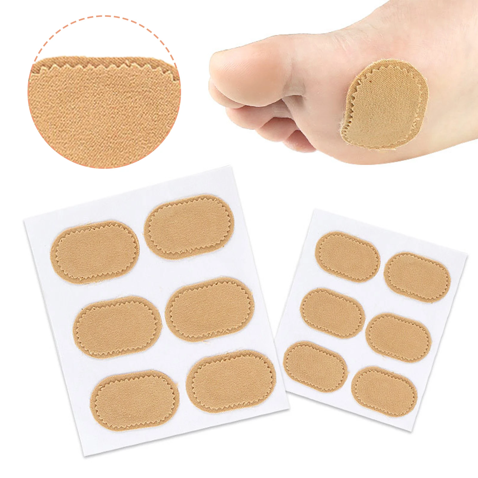 

6pcs Foot Calluses Stickers Foot Corn Killer Foot Corn Removal Calluses Plantar Removal Patch Protection Pads